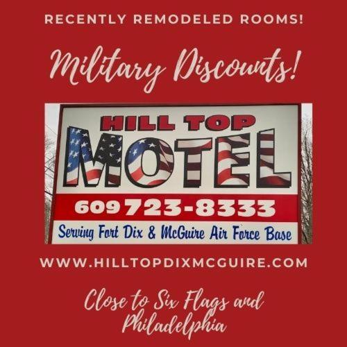 Hill Top Motel Wrightstown Exterior foto